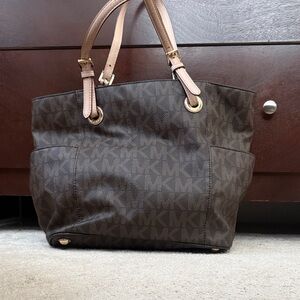 Michael Kors Dark Brown Signature Tote